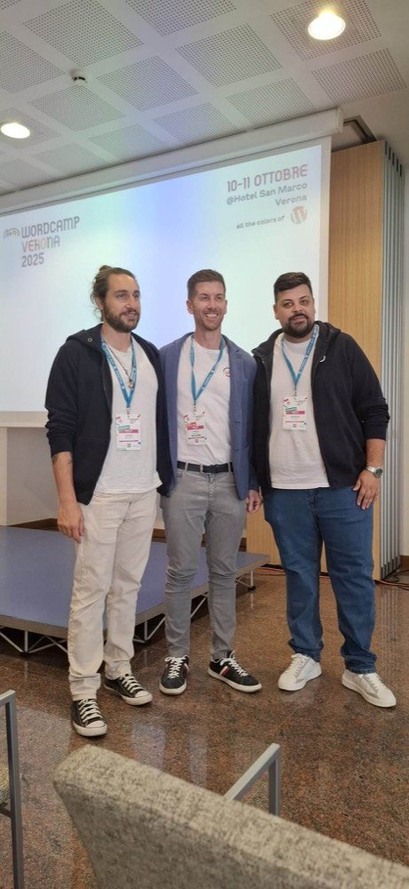 Sebastian Hornoi con altri professionisti a margine di un evento