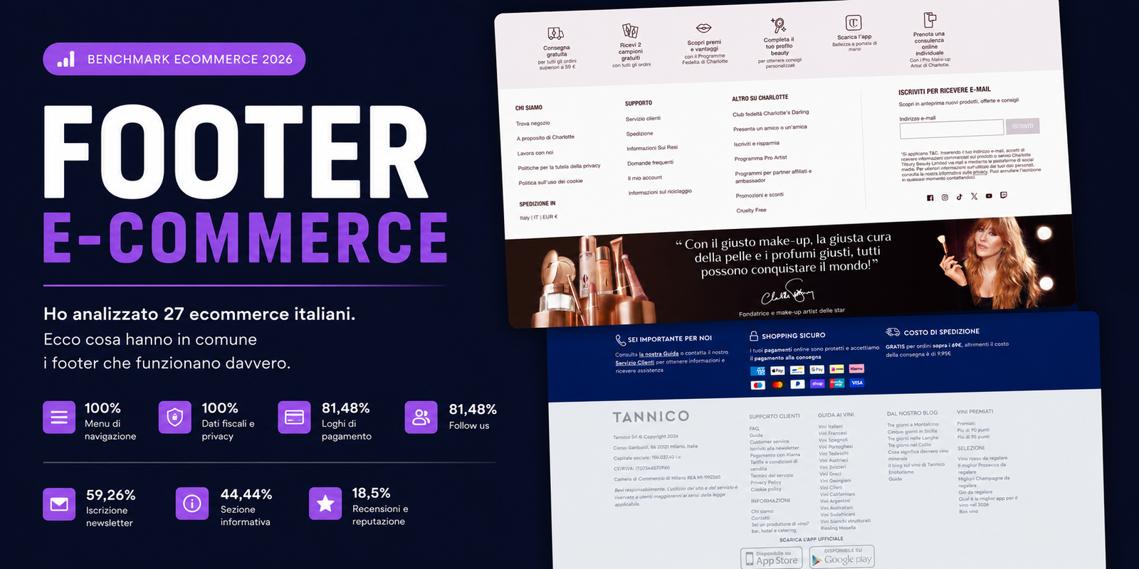 cosa hanno in comune i footer ecommerce che funzionano davvero
